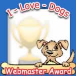 "I Love Dogs"
Website Award