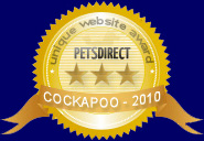 "Finest-Cockapoo-Website" Award
  from DogBehaviorTraining.co.uk